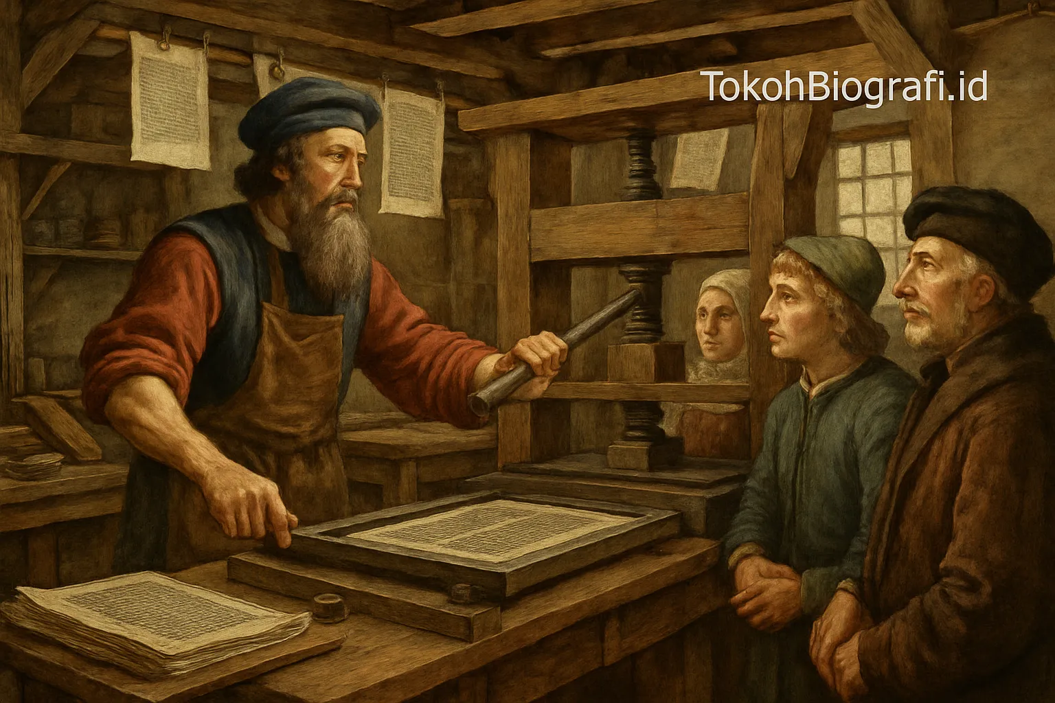 Johannes Gutenberg: Bapak Revolusi Percetakan Dunia 1 biografi Johannes Gutenberg Bapak Revolusi Percetakan Dunia